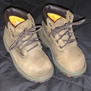 Green Army design Toddler Timberlands